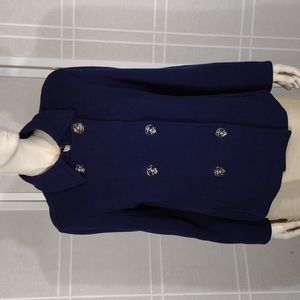 Ralph Lauren knit cotton double-breasted jacket L